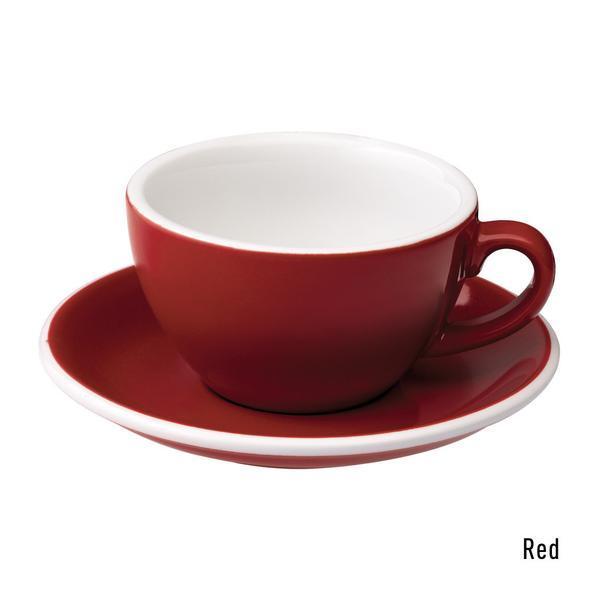 LOVERAMICS 愛陶樂 | Cappuccino Cup with Saucer 蛋形 卡布奇諾 杯盤組 | multiple colours//200ml