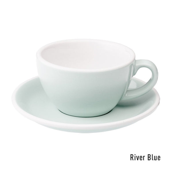 LOVERAMICS 愛陶樂 | Cappuccino Cup with Saucer 蛋形 卡布奇諾 杯盤組 | multiple colours//200ml