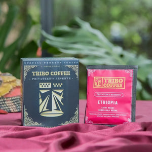 (代理品牌) TRIBO Ethiopia Bench Maji Geisha Winey Natural (5 Drip Bags Box) 衣索比亞Bench Maji藝伎酒香日曬 (5包掛耳包禮盒)