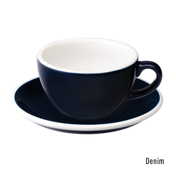 LOVERAMICS 愛陶樂 | Cappuccino Cup with Saucer 蛋形 卡布奇諾 杯盤組 | multiple colours//200ml